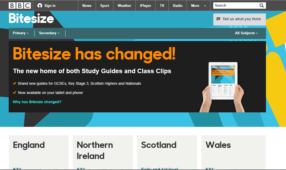 BBC Bitesize Content ClassConnect